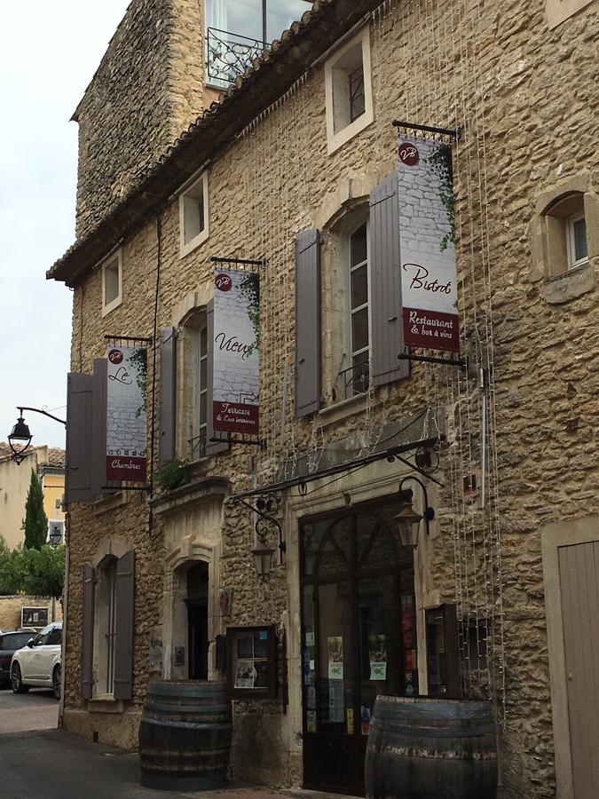 Le Vieux Bistrot Hotel Cabrières-dʼAvignon Exterior foto